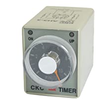 DC 12V 0-10 Minutos 10m Carcasa De Plástico Temporizador De Retardo Relé De Tiempo 8 Pines AH3-3